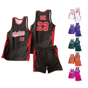 Durable Custom Team Basketball Suits for Sports Events Polyester 6 Quick-Dry 5 Origin China Sportswear 3 Gender Unisex Pattern - Image 2