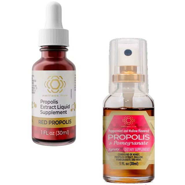 KIT PROPOLIS PROPOLIS HONEY MINT AND POMEGRANATE EXTRACT AND RED PROPOLIS EXTRACT 30ML DROPS - Image 3