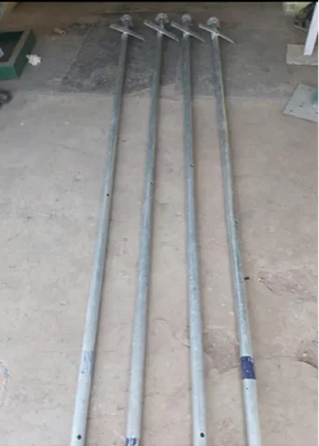 3 Metre GI Earthing Funnel Pipe Shape Round Material GI Thickness 10mm Finishing Polished Length Of Rod 3 Metre Type Earthing Funnel - Image 1