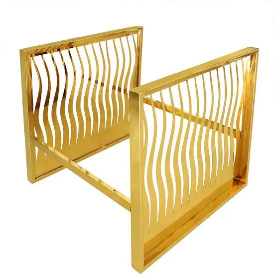 Winstar Gold Furniture Stainless Steel Frames Sofa Chair Frames - Image 1
