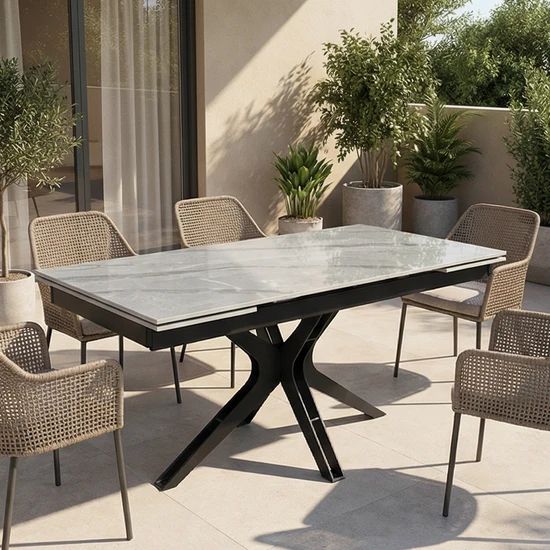 Adjustable Height Electric Dining Table That Seamlessly Switches to Bar Counter Level - Image 2