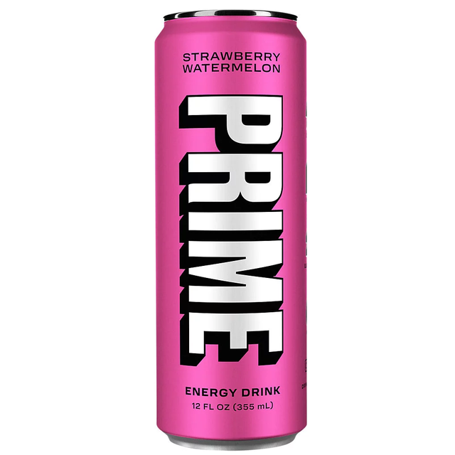Prime Hydration Energy Drink with 200 mg. of Caffeine and 300 mg. of Electrolytes - Strawberry Watermelon (12 Drinks - Image 2