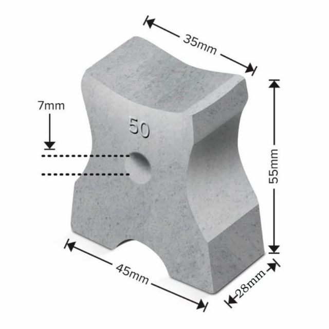 Concrete,Cement 50mm Heavy Duty Pillar Cover Block Size 50mm Color Grey ...