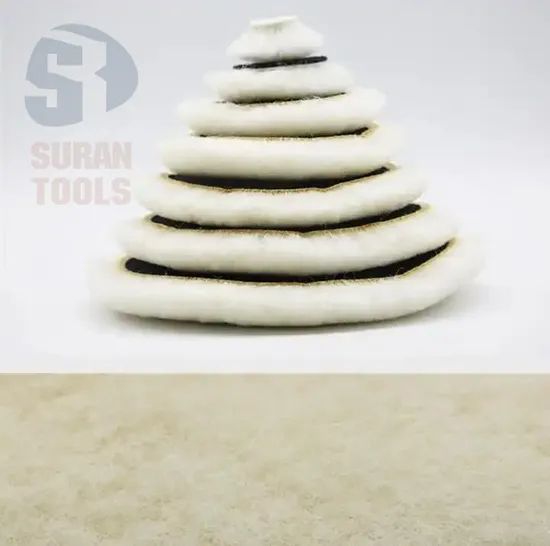 100% Wool Buffing and Polishing Pads Origin China Trademark OEM Model NO. SRWP-06 Production Capacity 1000000 Bonding Agent Ordinary Binder - Image 6