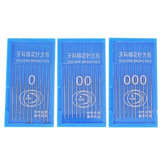 Dental Endodontic Instruments Smooth Stainless Steel Square Barbed Broaches - Image 3