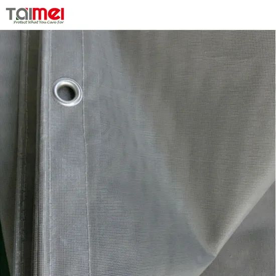 Hot Sell Fireproof PVC Coated Polyester Mesh Fabric - Image 4