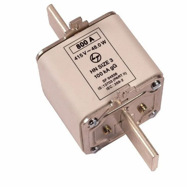 400 Amps Square HRC Fuse Brand L&T Color White Voltage 440 Current Rating 400 amp Usage/Application Motor Fuse Type Cartridge - Image 2