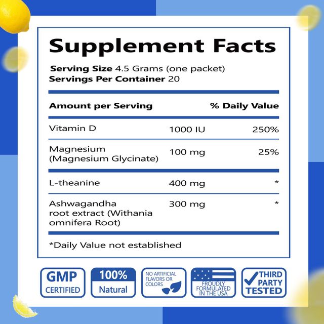 hot sale supplement sugar free Magnesium electrolyte powder packets  electrolyte balance immune health - Image 5