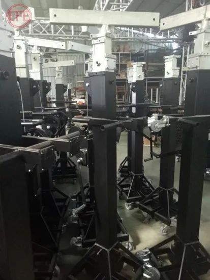 Moving Hand Light Truss Stands with Wheels Color Black Origin China Shape Square Length 2.1m-7m Service 24hours HS Code - Image 5