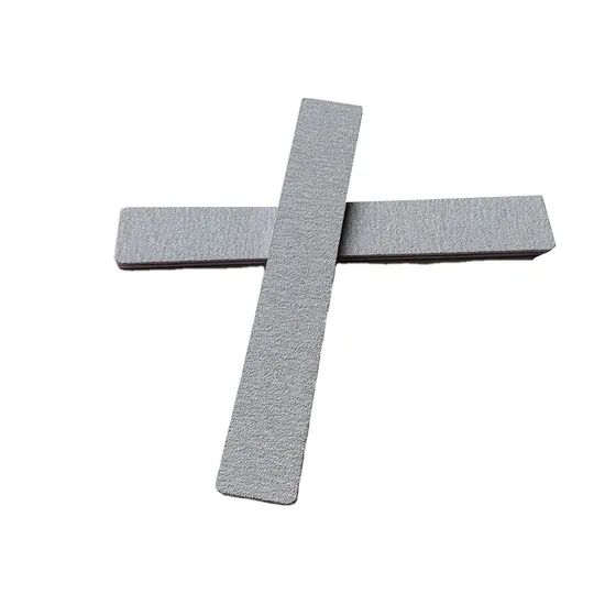Rectangle Custom Private Logo Shaped Nail Files Logo OEM Grit 80-240 Model NO. ZT61 Shape Rectangle Material Plastic HS Code - Image 1