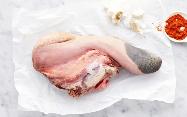 Inexpensive Bulk Packaged Boxes of Frozen Canned Cooked Pork Tongue Various Styles Including Skin Fat Body Various  - Image 4