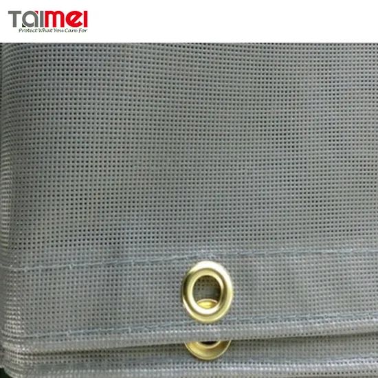 Hot Sell Fireproof PVC Coated Polyester Mesh Fabric - Image 6