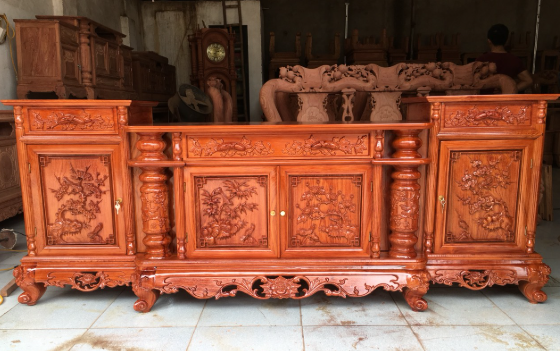 Bespoke Wooden Furniture & Carvings Customization Made-to-order Based On Design, Size, And Wood Type Material Premium Natural Wood (rosewood, Padauk, Mahogany, Lim, - Image 3
