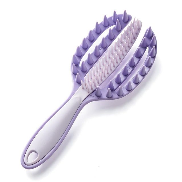 AIRMEI-BSFL 2-in-1 Dual-Action Scalp Massager & Detangling Brush - Modular Design - Image 3