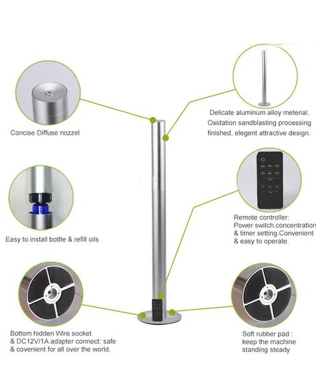 HVAC Scent Diffuser Fragrance Oil Machine Hotel Tower Aroma Diffuser - Image 2