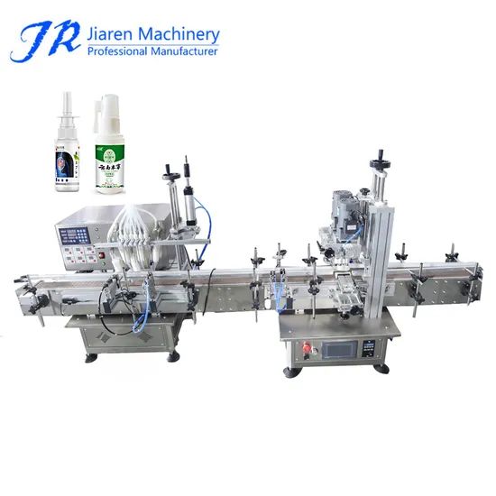 Automatic Mini Desktop Liquid Filling Capping Machine Trademark jiaren Origin Guangzhou Packaging Bottle Structure - Image 1