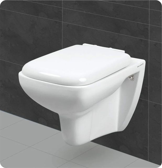 Ceramic Wc Wall Mount Material Ceramic Space Efficiency High Hygiene Level Enhanced Country of Origin Made in India Installation Method - Image 1