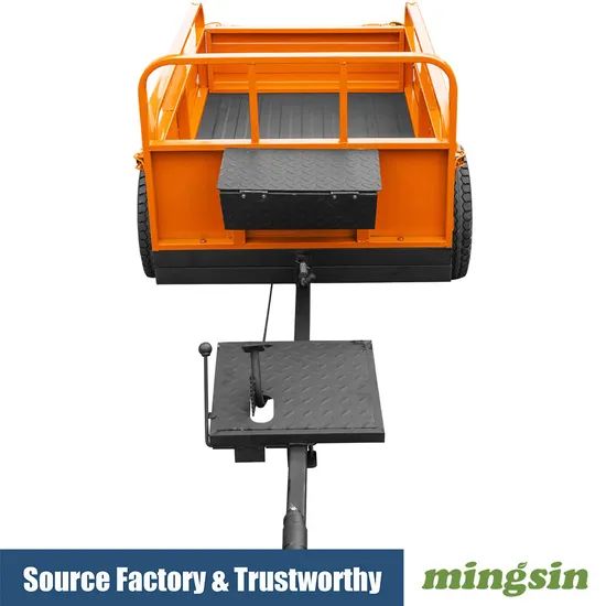 Small Farm Tiller Pulled Mini Cargo Transport Trailer for Micro Cultivators - Image 4