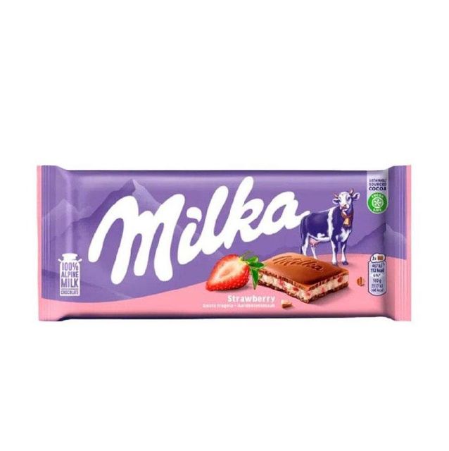 Wholesale Buy Milka - Strawberry Joghurt 100g (Pack of 3) Candy And Chocolate Bars - Image 3