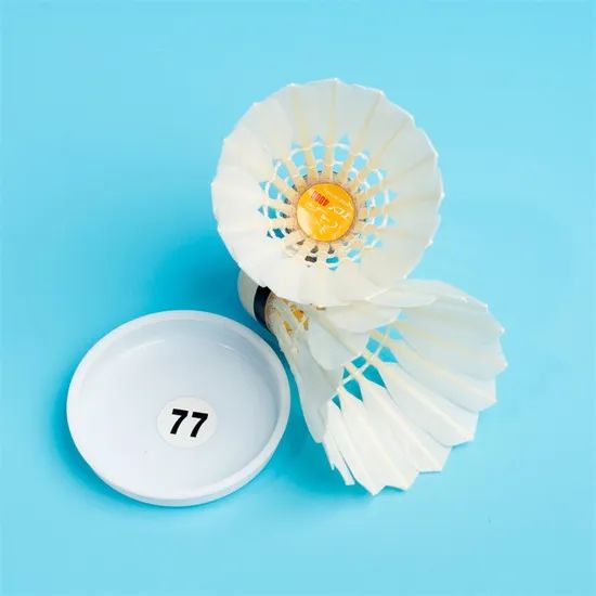 Cheap Factory Price Goose Feather Badminton Shuttlecock Origin China MOQ 50 Dozen Trademark TCX OEM Customized Durability a - Image 3