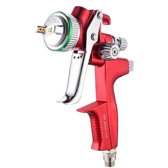 Alu. Body Air Paint Spray Gun HVLP Auto Refinish Lvmp Origin China Coating Paint Condition New Air Inlet 1/4" Finish - Image 3