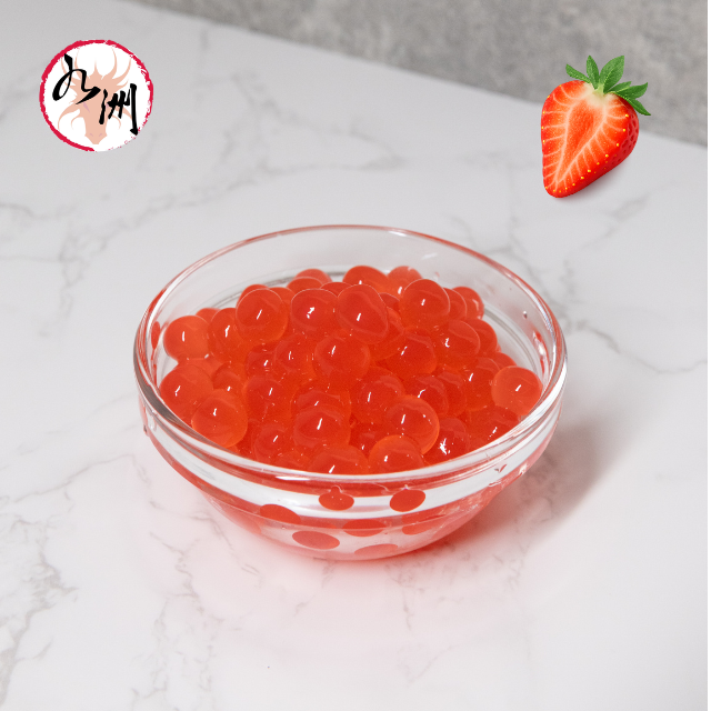 Fruit Popping Boba Bubble Tea Topping 3.4kg Bottle - Image 2