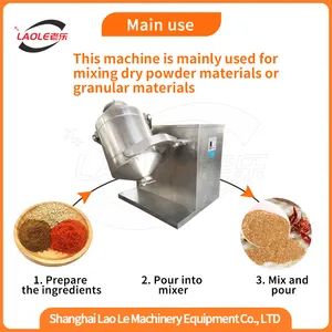 Sw 1000 Multi Directional Swing Mixer Three Dimensional Chemical Food Powder Blend Mixer - Image 3