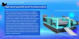 Highway Guardrail Roll Forming Machine Auto-Cutting & Feeding Easy Operation - Image 5