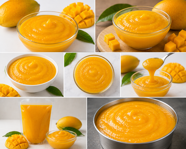 Mango Pulp Origin India Color Vibrant Texture Smooth Features Organic Packaging Bulk Packaging Quality Standard Export-grade - Image 3