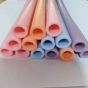 2mm 6mm Extruded Soft Flexible Silicone Rubber Tube Color Color Origin China Model NO. Custom Trademark hongruiguan Hardness 50 to 80 Shore a - Image 2
