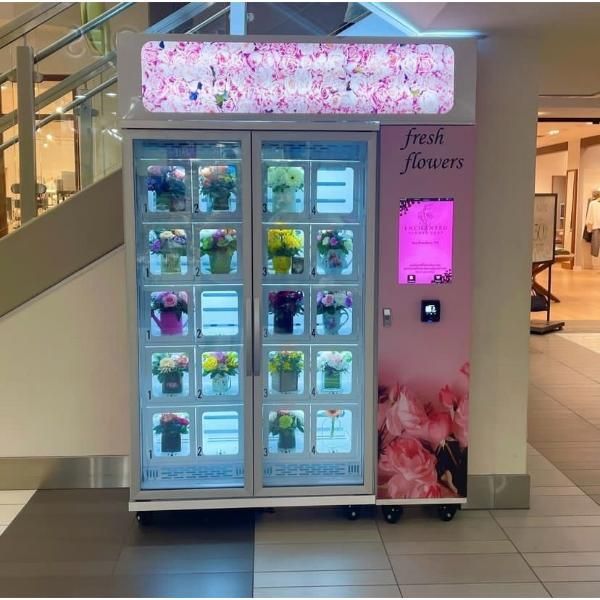 Automatic Floral Bouquet Vending Machine Smart Fresh Flower Dispenser Kiosk for Retail Shops and Shopping Centers - Image 2