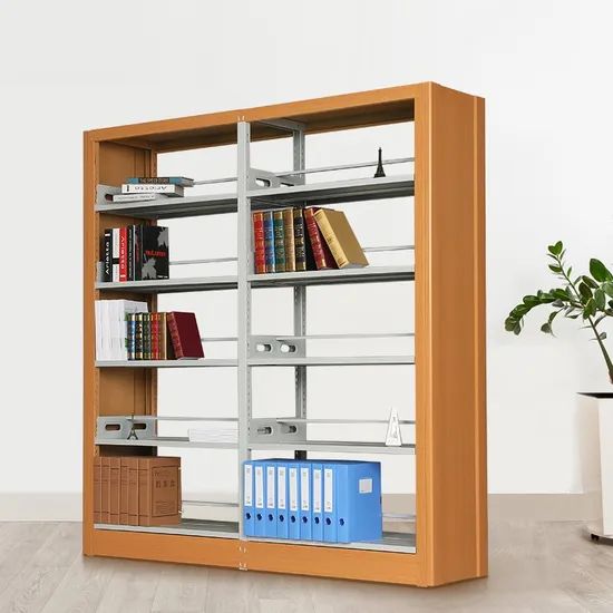 Interior Design Library Bookcases for School Size High Rotary Fixed Style Modern Condition New Folded Folded Layer 6 - Image 3