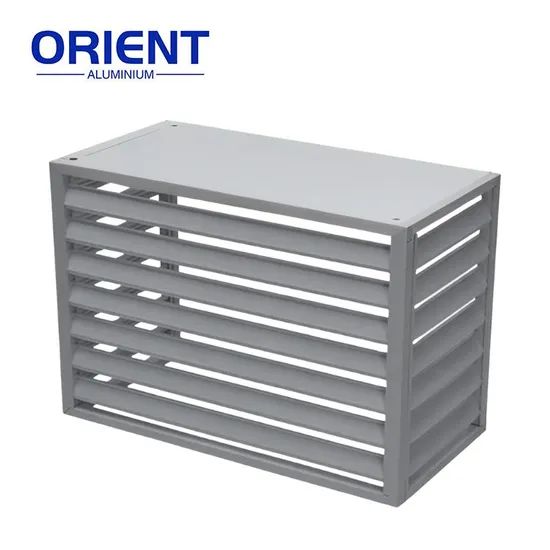 Building Material Powder Coating Outdoor Decorative AC Cover Aluminum Air Conditioner Cover - Image 4