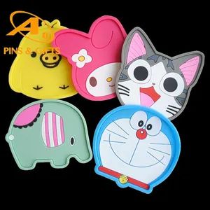 Home Decoration Promotional Gifts Soft Kitchenware in Square Shape PVC Rubber Coaster Set Bar Mat with Logo Kitchen Accessory - Image 6