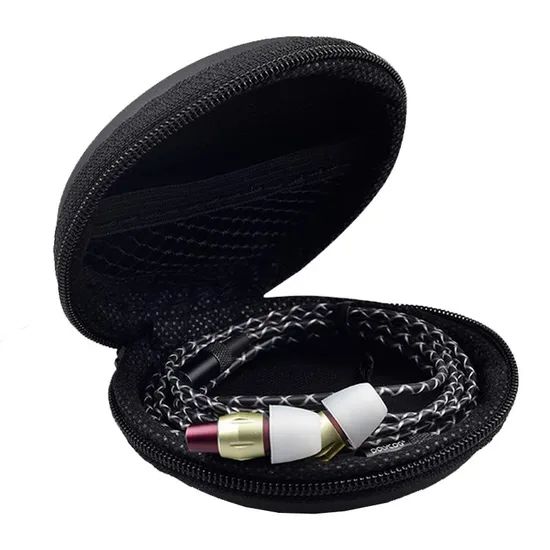Custom Logo Durable EVA Earphone Case Pouch for Wireless Earbuds Storage and Portable Protection - Image 3