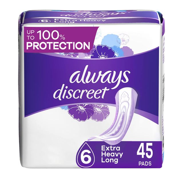 Always Discreet Moderate Absorbency Incontinence Pads, 66 ct - Image 5