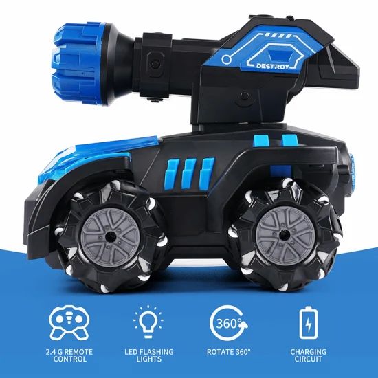 Remote Control Cars Shoot Water Bullet Guns Call Riya That Shoots Shooting Stunt RC Car - Image 1