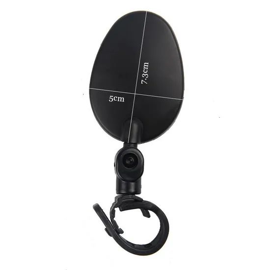 Bicycle Rearview Mirror Wide Angle Convex Mirror Cycling Mirror Mountain Bike Rearview Mirror Silicone Handle Rearview Mirror - Image 6