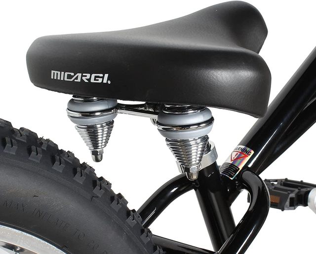 26" Chopper Fat Tires Bike Coaster Brake Stretch Cruiser Matte Black Bicycle - Image 2