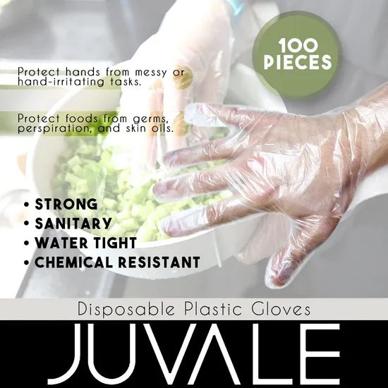 Waterproof Disposable Plastic Gloves for Cooking and Cleaning - Image 2