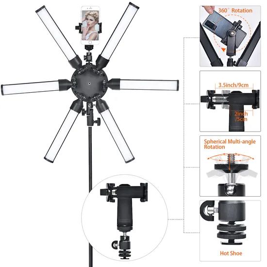 Photography Lighting Beauty Soft Lighting LED Star Video Lamp for Live Stream - Image 2