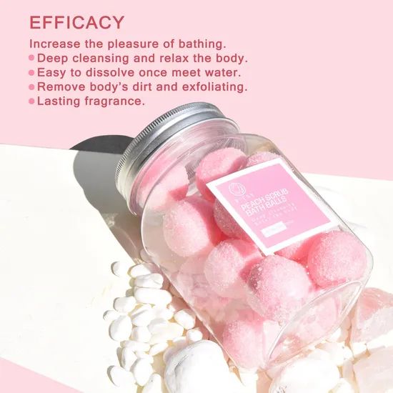 Factory High-Quality Organic Gentle Cleansing Bath Candy Exfoliating Brightening Sugar Scrub Balls Body Care - Image 5