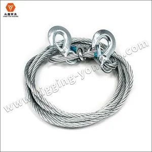 Galvanized Wire Rope Sling with Double Loop on The Ends - Image 3