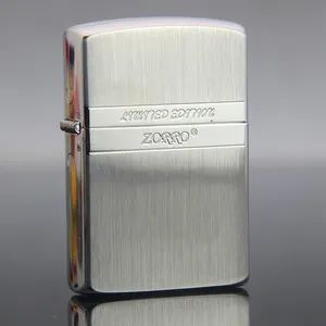 Refillable Oil Lighter Customized Logo Custom Pattern Creative Cigarette Windproof Kerosene Lighter - Image 3