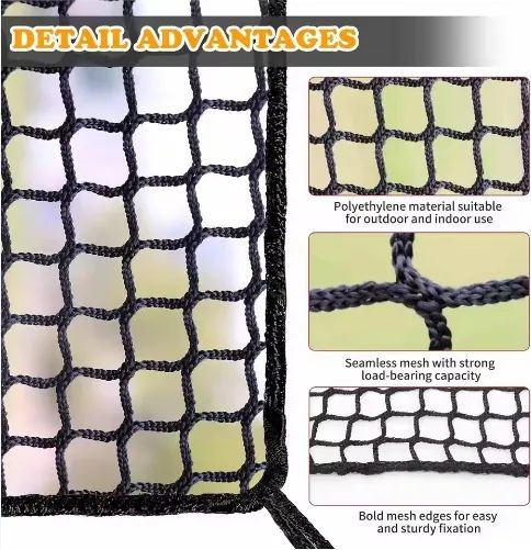 Hot Sale Factory Price Polyester Safety Net Cargo Industrial Nets Fall Protection - Image 6