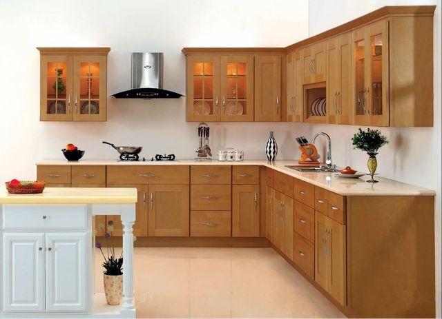 Residence Kitchen Interior Designing Service Lighting Options Pendant Or Led Strip Lights Countertop Materials Granite, Quartz, Or - Image 2