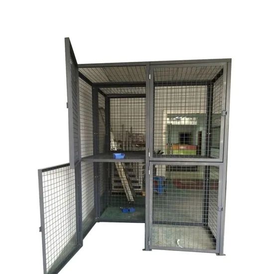 Custom Made Steel Mesh Cabinets Wire Storage Lockers for Garage Warehouse - Image 3