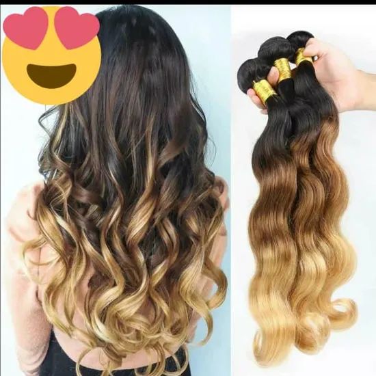 Long Water Wave Synthetic Wigs with Bangs Natural Heat Resistant - Image 5
