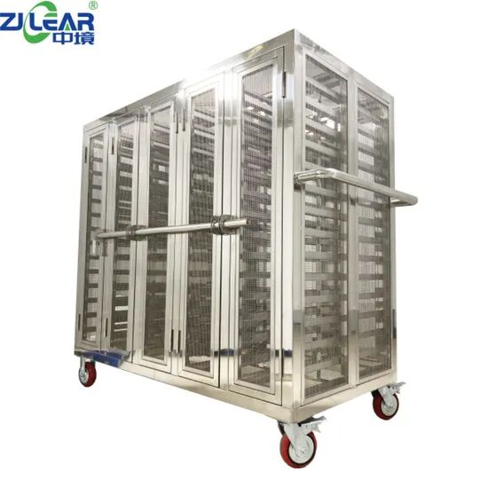 Transport Trolley Wire Roll Cage for Medical Cart Case in Hospital - Image 3