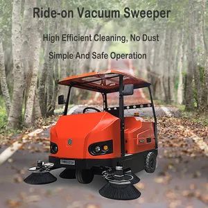 Electric Road Cleaner Machine Equipment Floor Sweeper - Image 2